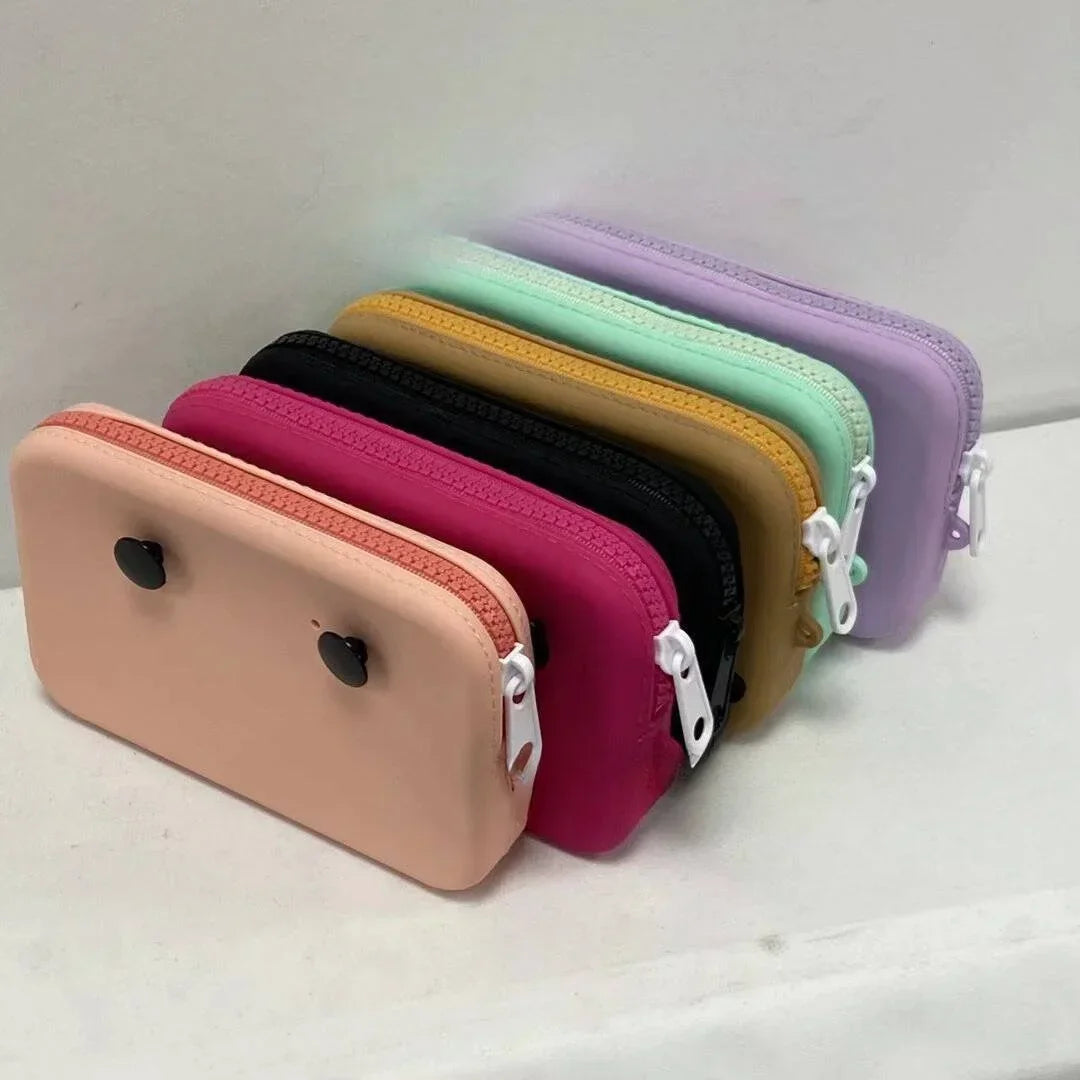 Portefeuille en Silicone, sac de plage, sac de rangement à main, panier EVA pendentif - Tropibag
