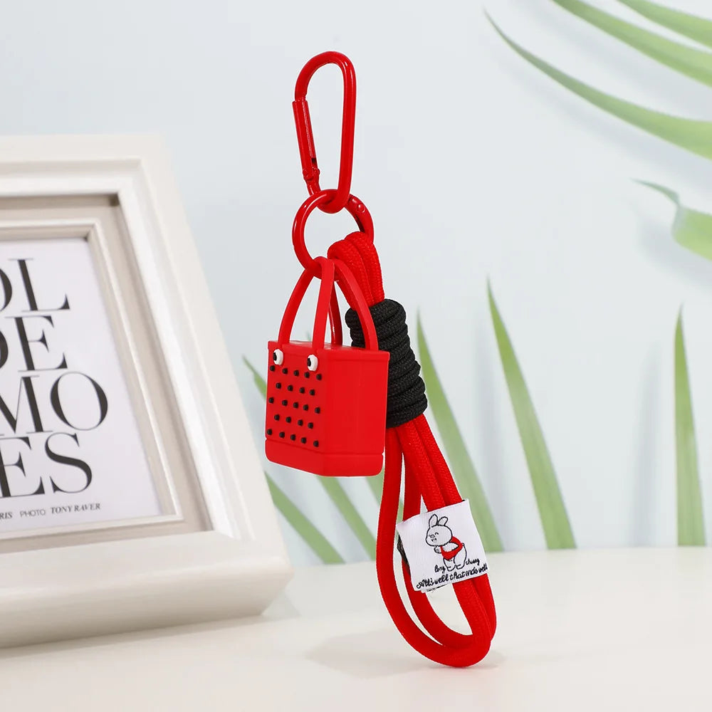 Porte-clés de sac de plage de Simulation de mode, pendentifs de sac pour femmes, pendentif Bogg, breloque de sac, accessoires de portefeuille - Tropibag